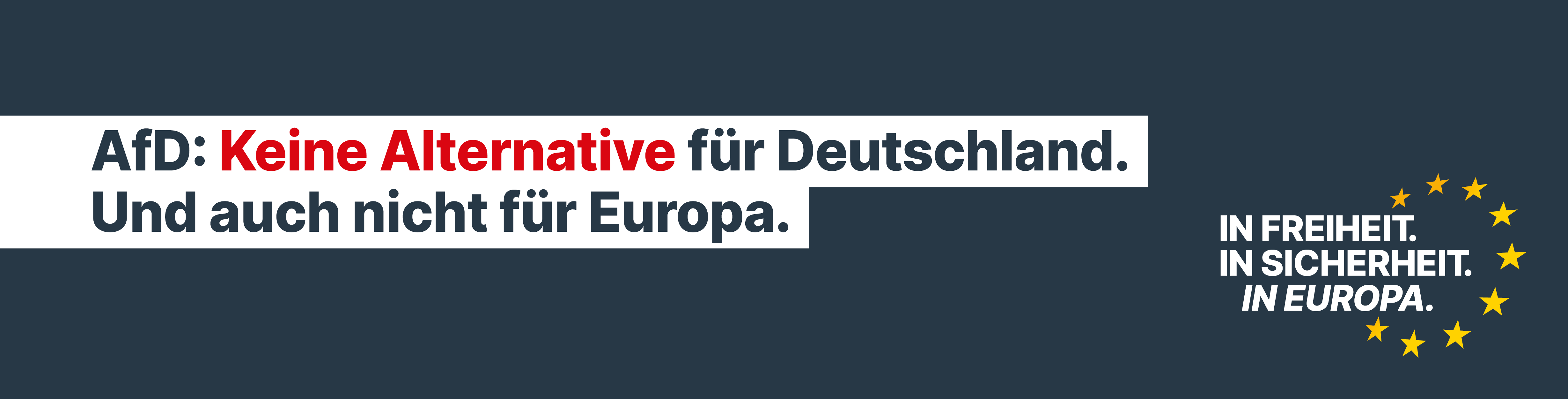 AfD: Keine Alternative für Deutschland. Und auch nicht für Europa